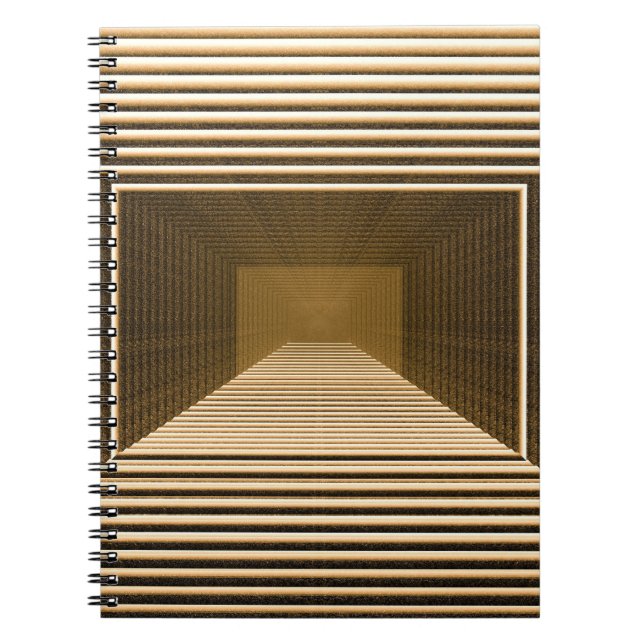 Yellow pyramid, graphic desktop design notebook (Front)