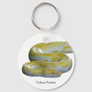 Yellow Python Key Chain