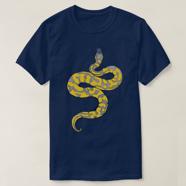 Yellow Python T-Shirt (Design Front)