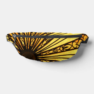 Yellow Radial Pattern Fanny Pack