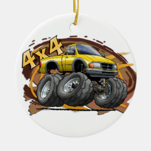 Yellow Ranger Ceramic Ornament