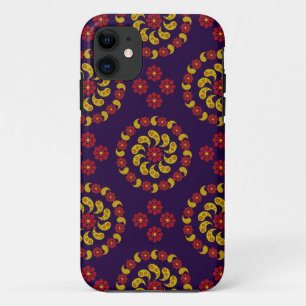 Yellow Red And Purple Paisleys Phone Case