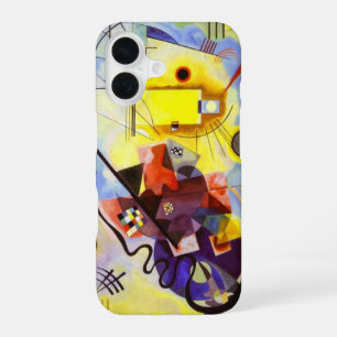 Yellow Red Blue Kandinsky Abstract Painting iPhone 16 Case