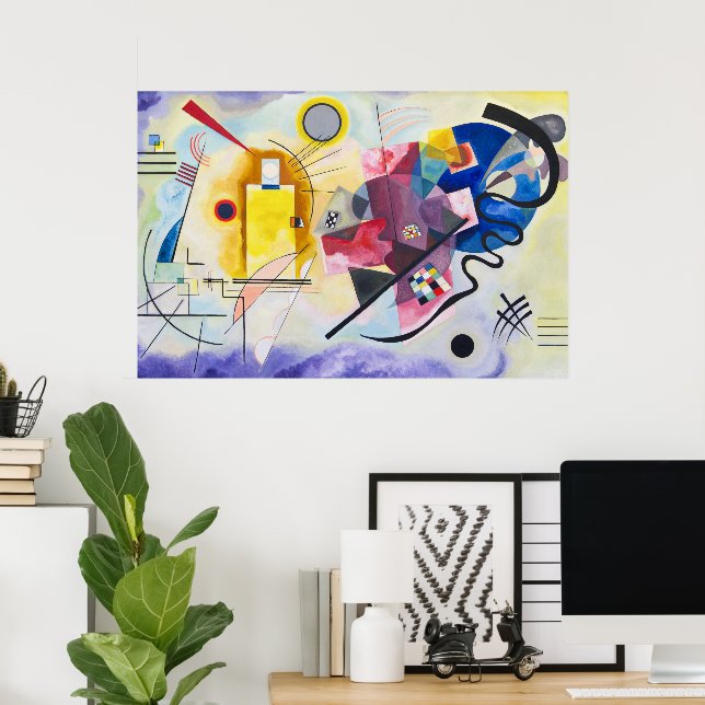 Yellow-Red-Blue | Kandinsky | Poster (Home Office)