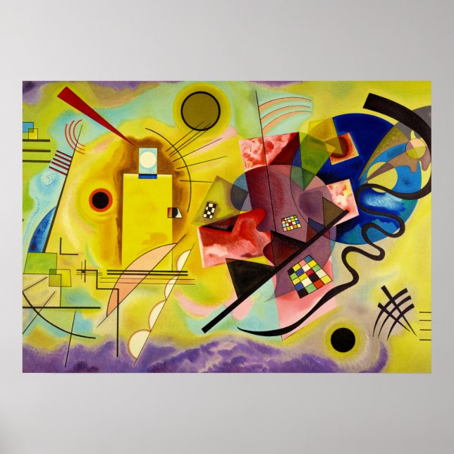 Yellow-Red-Blue. No.314, 1925 by Wassily Kandinsky Poster (Front)