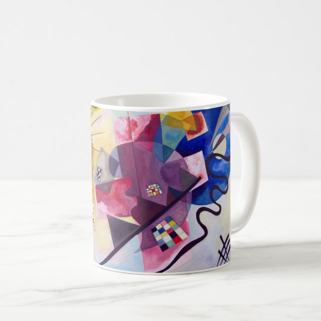 Yellow Red Blue, Wassily Kandinsky Coffee Mug (Front Right)