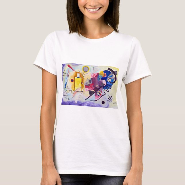 Yellow Red Blue, Wassily Kandinsky T-Shirt (Front)