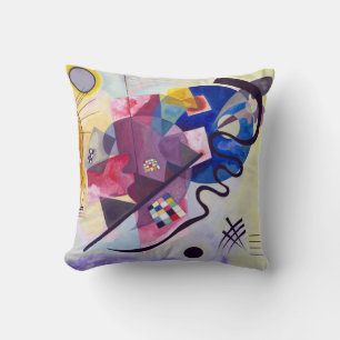 Yellow Red Blue, Wassily Kandinsky Throw Pillow