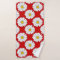 Yellow Red White Daisy Pattern