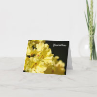 Yellow Rhododendron Greeting card