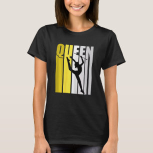 Yellow Rhythmic Gymnastics Queen Birthday Coach T-Shirt