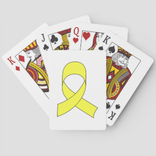 Yellow Ribbon Drawing Playing Cards
