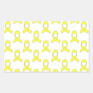 Yellow Ribbon Pattern Sticker
