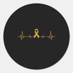 Yellow Ribbon Suicide Prevention Awareness  Classic Round Sticker