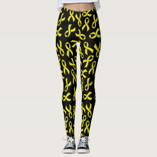 Yellow Ribbons...Endometriosis Leggings