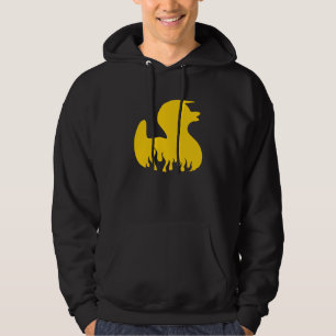 Yellow Rockabilly Duck Hoodie