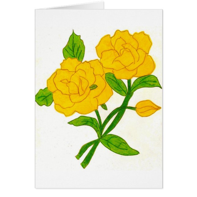 yellow rose (Front)