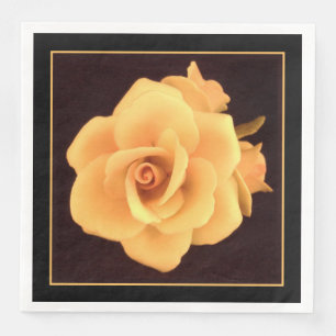 Yellow Rose, 2004 Photo. Napkin