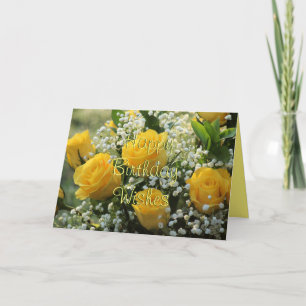 Yellow Rose 2007-2- customize any occasion Card