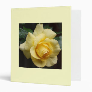 Yellow Rose Avery Binder
