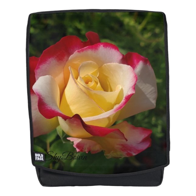 yellow rose backpack (Front)