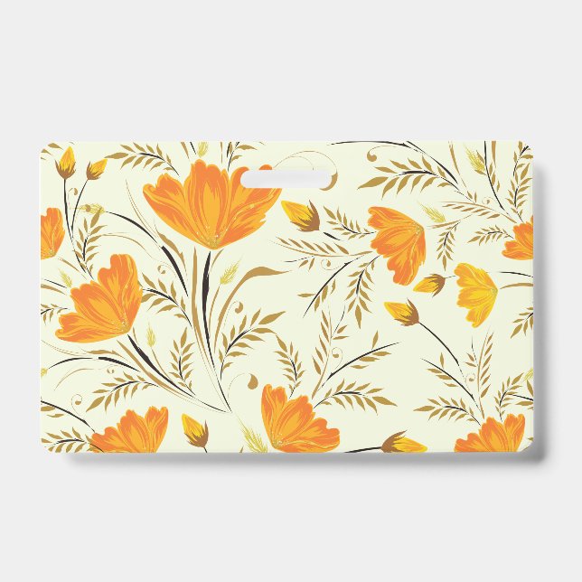 Yellow rose badge (Front)