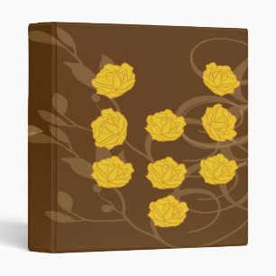 yellow rose binder