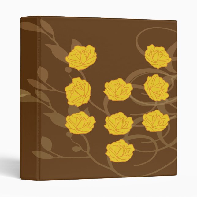 yellow rose binder (Front/Spine)