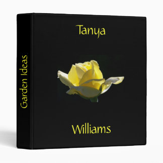Yellow Rose Binder