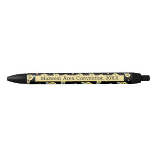 Yellow Rose   Black & Yellow Personalized Ink Pen
