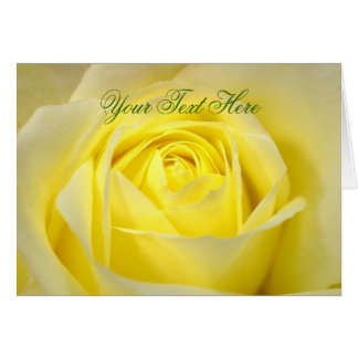 Yellow Rose Card