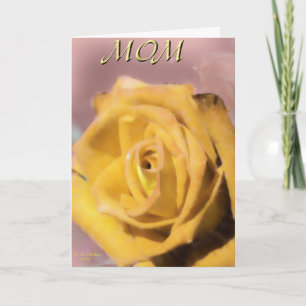 Yellow Rose Card For Mothers Day!