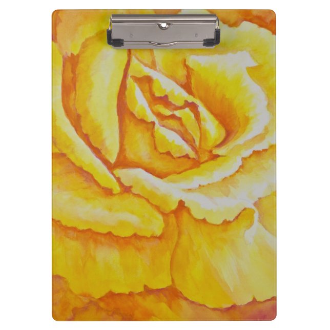 Yellow Rose Clipboard (Front)