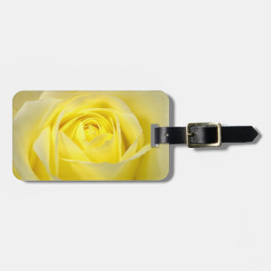 Yellow Rose Closeup Luggage Tag