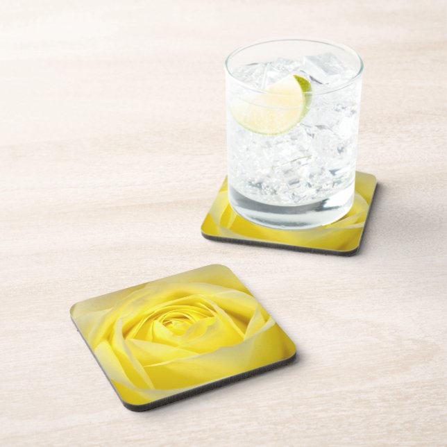 Yellow Rose Coaster (Right Side)