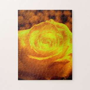 Yellow Rose Creative Pattern Jigsaw Puzzle