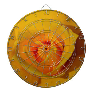 Yellow Rose Dartboard