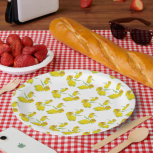 Yellow Rose Dinner Plate