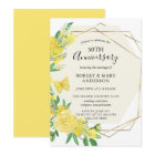 Yellow Rose Floral 50th Anniversary Party