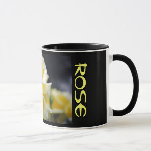 Yellow Rose Floral 5 Mug