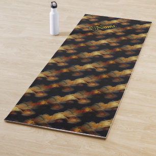 Yellow Rose Flowers Nature Art Personalized Yoga Mat