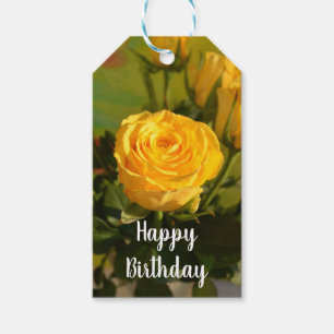 Yellow Rose   Gift Tags