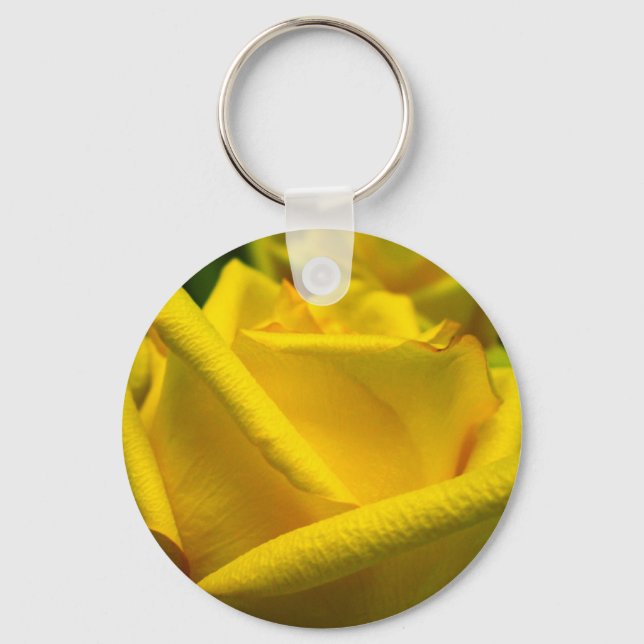 Yellow Rose Keychain (Front)