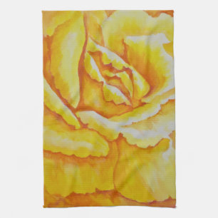 Yellow Rose Kitchen Towel