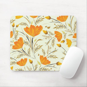 Yellow rose mouse pad