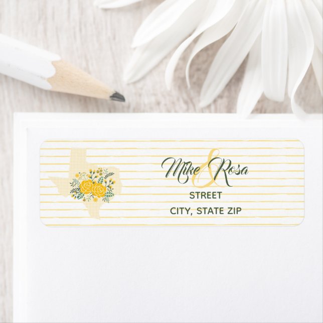 Yellow Rose of Texas - Gingham State Wedding (Insitu)