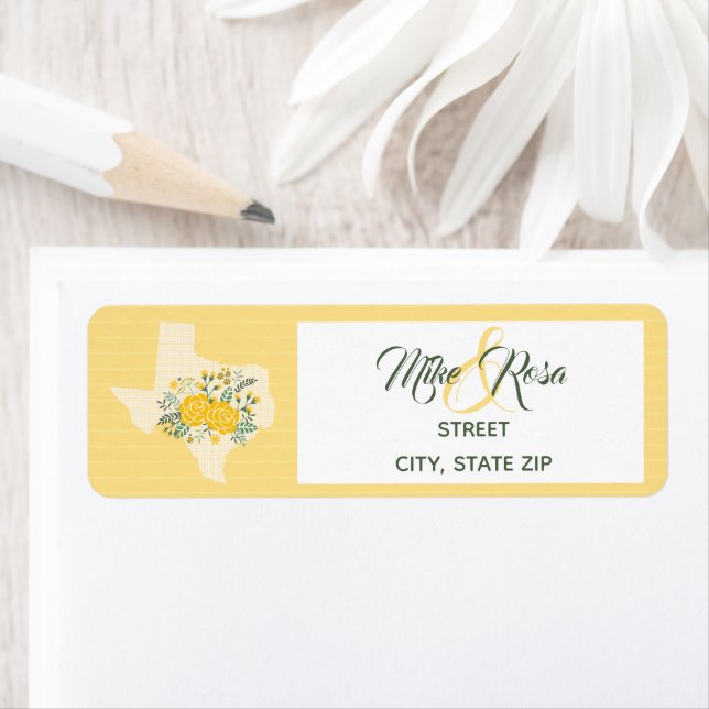 Yellow Rose of Texas - Gingham State Wedding (Insitu)