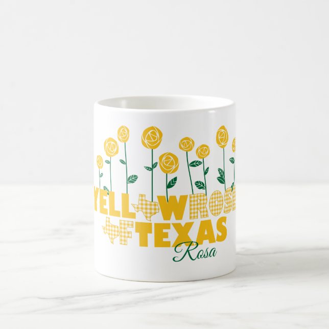 Yellow Rose of Texas - Rose Garden Coffee Mug (Center)