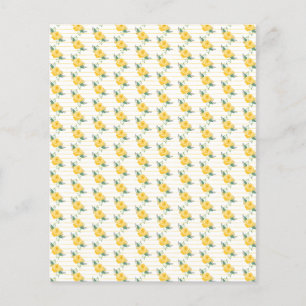 Yellow Rose of Texas Scrapbook Paper