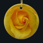 Yellow Rose Ornament Personalized Rose Decorations<br><div class="desc">Romantic Rose Ornaments Personalized Wedding Mementos Holiday Decorations Yellow Rose Classic Decorations Beautiful Romantic Christmas Gifts Hanukkah Neutral Holiday Decorations Keepsakes & Gifts for Friend Family Men Women Kids Home & Office Original Stylish Nondenominational Holiday Art Decorations Holiday Greetings Christmas / Hanukkah Cards & Nonsecular Holiday Gifts Design by Kim...</div>